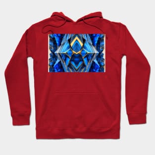 Geometric abstract marble design Hoodie